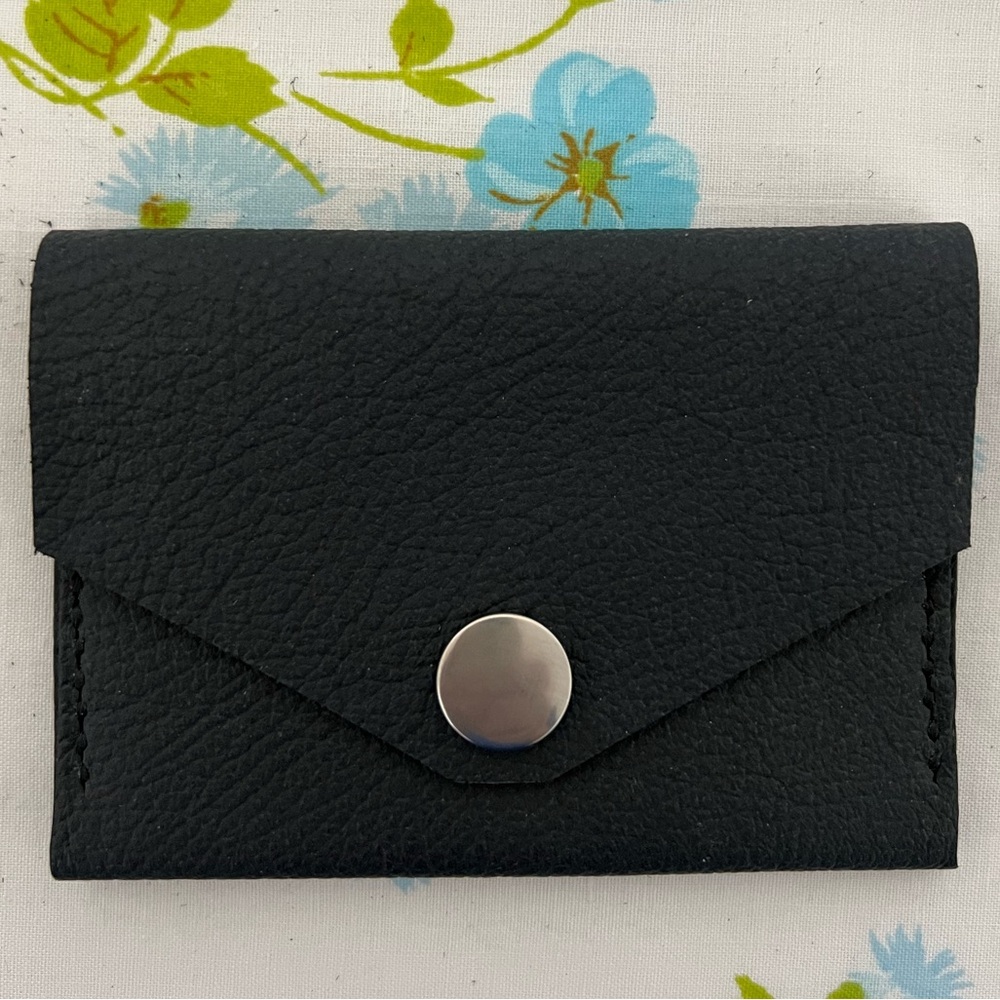 Hand Crafted Black Leather Wallet